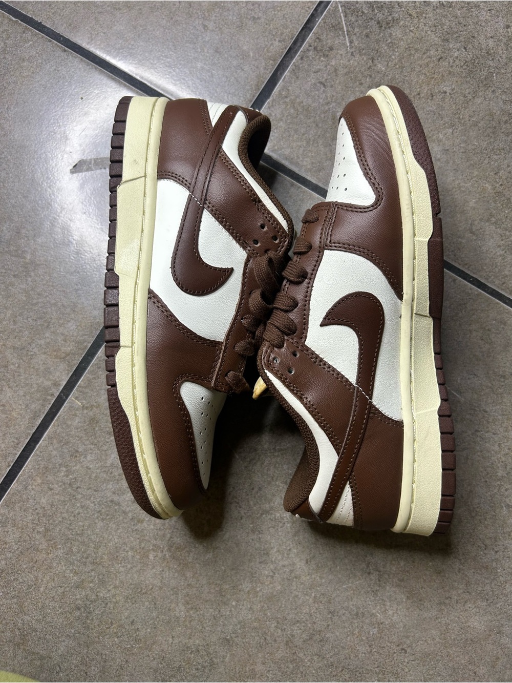Nike Brown and Cream dunks